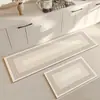 Alfombrilla especial para suelo de cocina japonesa 2024 nuevo estilo crema lodo de diatomeas antideslizante impermeable y a prueba de aceite alfombra larga
