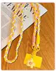 Lanyard Largo para Teléfono Móvil con Cuerda de Cáñamo, Portátil Cruzado para Hombres y Mujeres, Correa para Senderismo al Aire Libre, Cadena Universal para Colgar Altavoz Little Bee