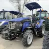 Tractor Agrícola Pequeño 254 Tracción en las Cuatro Ruedas Multifuncional para Huertos Rotocultivador Diésel Tractor con Ruedas Agrícola para Invernaderos