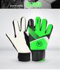Guantes de portero de fútbol para niños, de látex, anticolisión, con tirador de puerta, antideslizantes, transpirables, de primera generación