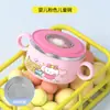 Tigela Infantil de Aço Inoxidável 316 de Alta Qualidade, Tigela para Comida Complementar Anti-Escaldante, Copo Tigela Dupla Alça com Padrão Fofo Específico para Bebê