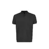 Camiseta tipo polo de manga corta con cuello de gaviota americana para hombre GTAL, ligera, para el trabajo, de punto elástico, recta