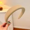Diadema juvenil y artística estilo universitario que no daña el cabello, nuevo accesorio para el cabello de moda, pinza para el cabello engrosada para niñas