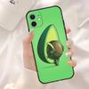 Para iPhone15 nuevo estuche para teléfono de dibujos animados de aguacate lindo para comercio exterior
