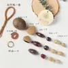Kit de Materiales para Carrillón de Viento de Cáscara de Fruta DIY Xiaohongshu Douyin Artesanía de Sanación Sonora Materiales Hechos a Mano Colgante de Cáscara de Fruta