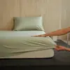Liiesen Radisson Clase a Algodón de Fibra Larga Awati Algodón Tejido Grueso Tejido de Punto Sábana Suave Cubierta de Cama Elevada Rodeada Completamente