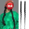 Herramienta para trenzas peluca trenzas extensión super larga sesión de fotos peluca europea y americana coleta de succión puño rosa estilo boxeo trenzado Leide