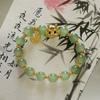 Popular Pulsera Dulce de Verano Verde para Mujer Diseño Ins Pulsera Pequeña Fresca de Mariposa Estudiante Mejor Amiga Regalo de Cumpleaños