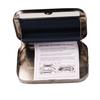 Promoção Imperdível 110mm Prata Porta-Cigarros Semiatomático Aço Inoxidável Metal Case Porta-Cigarros
