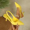 Coleção Outono 2026 Sapatos de Salto Alto Bico Fino Flecha Rosa Femininos com Costas Plissadas e Cadarço Elegantes de Corte Baixo Sapatos Simples Franceses