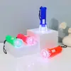 Nueva Linterna Pequeña con Cabeza de Cristal Multicolor Linterna de Luz Fuerte Lámpara Led Venta al por Mayor Pequeños Electrodomésticos Prácticos Pequeños Regalos