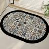 Tapete de Porta de Banheiro Personalizado Antiderrapante Tapete de Pé de Lama Diatomácea Tapete de Banheiro Banheiro Vaso Sanitário Carpete Tapete de Chão Absorvente para Banheiro