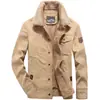 Ropa de Algodón Acolchada para Hombre Otoño e Invierno Solapa de Terciopelo Gruesa Corta Cálida Chaqueta de Algodón Acolchada de Terciopelo de Cordero Abrigo para Hombre 3166