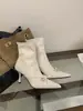 Botas cortas negras elegantes estilo coreano para otoño e invierno, de piel suave, con lazo, punta fina y tacón alto, cómodas y estilizan