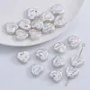 Perlas de Imitación Brillantes Asimétricas de Agujero Pasante Accesorios para Joyería Hecha a Mano con Cuentas Conchas de Forma Especial Perlas al por Mayor