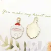 Atacado do Fabricante Série de Natal e Ano Novo Itens Mais Vendidos, Pingentes Pequenos de Liga de Esmalte, Charms para Pulseira, Acessórios para Joias DIY