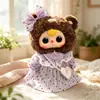 Solo Venta de Ropa para MuñecaLindo Vestido Rosa con Corazones por Todas Partes para una Muñeca de 3 Años, Atuendo para Muñeca de Peluche Grande de Vinilo 400%