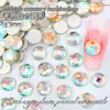 Malha Redonda de 6mm Fundo Plano Forma Especial Materiais DIY Artesanais Nail Art Joias Diamante Nail Art Vestível Diamante Atacado