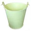 Estilo Pastoral Candy Color Pequeno Balde de Ferro Flower Ware Decoração de Casa Balde de Lata Vaso de Flores Boca 7,5 Fundo 5,5 Altura 7,5 cm