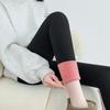 Pantalones de Terciopelo de Tiburón para Otoño e Invierno para Ropa Exterior de Mujer, Control de Abdomen Deportivo, Levantamiento de Glúteos, Leggings Cálidos para Exteriores, Pantalones de Yoga Ajustados, Tallas Grandes