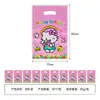 Hello Kitty Gato Kt Temática Fiesta de Cumpleaños Infantil Suministros para Fiesta de Halloween Vasos y Platos de Papel Desechables Set