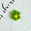 Nueva Flor de Hilo de Seis Pétalos Accesorios de Mohair Flor de Peluche DIY Decoración para Funda de Teléfono Colgante Accesorios para Ropa