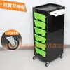 Carrito de herramientas para salón de belleza con seis cajones para corte de cabello, peluquería, permanentes y tintes, gabinete de almacenamiento