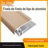 Fornecimento direto da fábrica tira de borda de encaixe em liga de alumínio folha fivela de piso para borda de piso de madeira fechamento resistente ao desgaste
