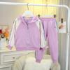 Conjunto de Ropa de Primavera para Niñas 2026 Nuevo Estilo Chaqueta Bebé Moderno Casual Elegante Primavera y Otoño Infantil Deportivo Conjunto de Dos Piezas