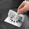 Rede de filtro de cabelo para ralo de banheiro doméstico, tampão de ralo multifuncional e prático para a saída de água do vaso sanitário