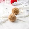 Bola de lana Material navideño Decoración colgante Accesorios Bola enrollable Escena navideña Bola navideña Decoración Árbol de Navidad