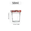 Garrafas Personalizadas para Dispensar Mel, Garrafas Hexagonais de Mel e Geleia da Amazon, Garrafas para Molho de Pimenta, Garrafas de Vidro de Alta Temperatura Resistente de Pequena Capacidade