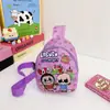 Nueva Mochila de Hombro de Dibujos Animados Comercio Exterior Guardería Bolso de Pecho Mochila de Moda y Linda para Niños y Niñas Bolso Cruzado Billetera