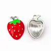 Accesorios de Aleación de Cereza Tridimensional con Goteo de Aceite Accesorios para Manualidades Accesorios Llavero Colgante para Bolso Material Colgante para Pendientes
