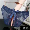 Calcinha Sexy Divertida Lemon Story Tanga Sem Tirar Desejo Puro Calcinha com Abertura na Virilha Renda Calcinha Triângulo Transparente para Mulheres