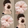 Lazo para el Cabello Dulce para Mujer, Cuerda para Moño de Gama Alta, Goma para el Cabello, Accesorio para el Cabello Extra Grande