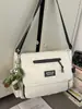 Bolso Cruzado Transfronterizo Simple y Versátil para Mujer, Bolso de Clase para Estudiantes de Gran Capacidad, Bolso Mensajero Casual de Moda Estilo Coreano para Hombre