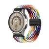 Fivela Magnética de Laço Pulseira de Relógio Trançada de Círculo Duplo Adequada para Huawei Watch Gt 5 4 Samsung 18mm Pulseira de Pulso Magnética de Nylon