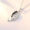 S925 Sterling Silver Dolphin Love Pingente Coreano das Mulheres Estilo Mori Fishtail Colar Internet Celebridade Fresh Niche Design Clavícula Cadeia