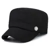 Gorra de Béisbol de Invierno para Hombre con Forro de Terciopelo Grueso, Protección para los Oídos, Cálida, Pico de Pato, para Hombres de Mediana Edad y Mayores, Papá, Protección contra el Frío al Aire Libre, Gorro de Algodón