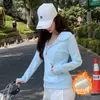1201 Jaqueta Feminina, Outono e Inverno com Ajuste na Cintura, Blusa com Capuz Slim Fit com Bolsos, Blusa de Outono, Moletom Versátil Justo