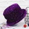 Sombreros para mujeres de mediana edad y ancianas, sombrero cálido de invierno para mamá, grueso con terciopelo, sombrero tipo cubo para personas mayores, abuela, sombrero de lana tejido para señora mayor