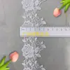Renda de Seda Leve Solúvel em Água Acabamento Flor Rosa Decoração de Janela Feita à Mão Vestido de Casamento Roupas Infantis Lingerie Bainha de Saia