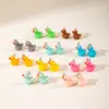 Brincos de Pato Fofo de Animal de Desenho Animado Criativo Japonês e Coreano Resina Transfronteiriça Brincos de Estudante Infantil Joias de Orelha Personalizadas
