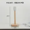 Lámpara de Mesa Artística de Madera Minimalista Nórdica Base Portalámparas E27 Iluminación LED de Mesita de Noche para Dormitorio Accesorios de Lámpara DIY