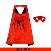 Disfraz de Halloween de Spider-Man, máscara, capa y leotardo para niño, disfraz de expedición de héroe araña, conjunto de cosplay
