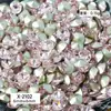 Accesorios para Uñas de Diamante con Forma Especial de Corazón Torcido con Punta Rosa para Uñas de Celebridad de Internet, Súper Brillantes