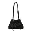 Estilo coreano elegante portátil bucket bag feminino 2024 nova chegada drawband mão carregando bolsa de ombro casual estilo ocidental simples crossbody bolsa