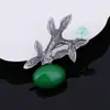 Broche Vintage de Liga Metálica Transfronteiriço, Broche de Camélia, Acessórios de Vestuário de Luxo Leve, Broche de Metal, Joia de Pino