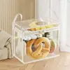 Caixa de armazenamento para bonecas, tubo mágico de armazenamento de brinquedos de pelúcia, caixa organizadora transparente, bolsa/caixa de armazenamento para bonecas de grande capacidade